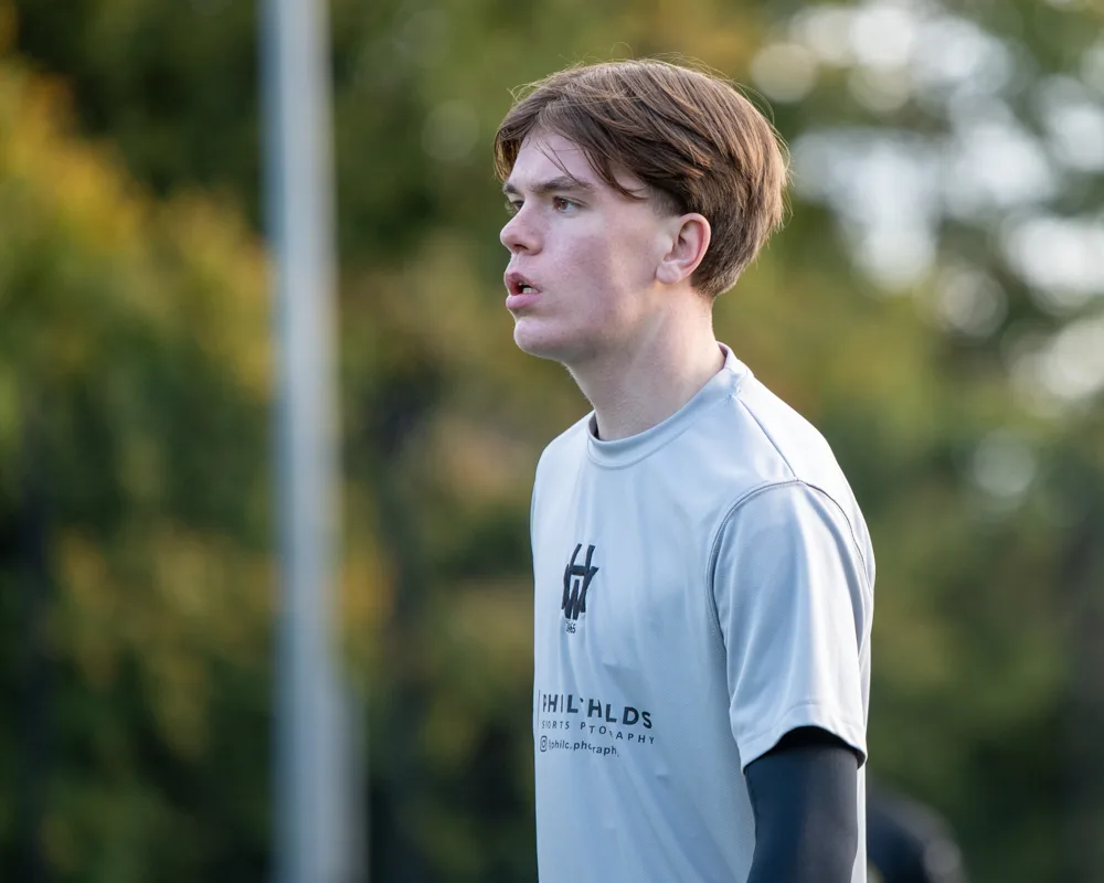 Player portrait before the match. H&W Welders Reserves v Warrenpoint Reserves.