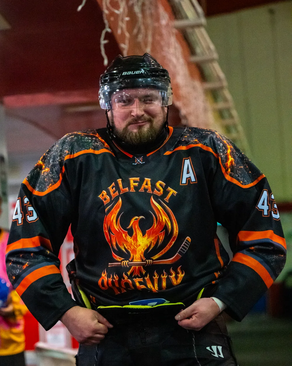 Phoenix player seated on the bench